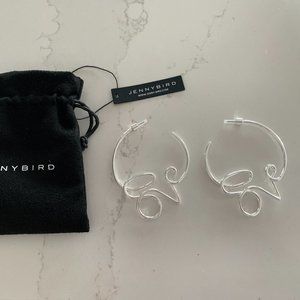 Jenny Bird Love Hoop Earrings NWT